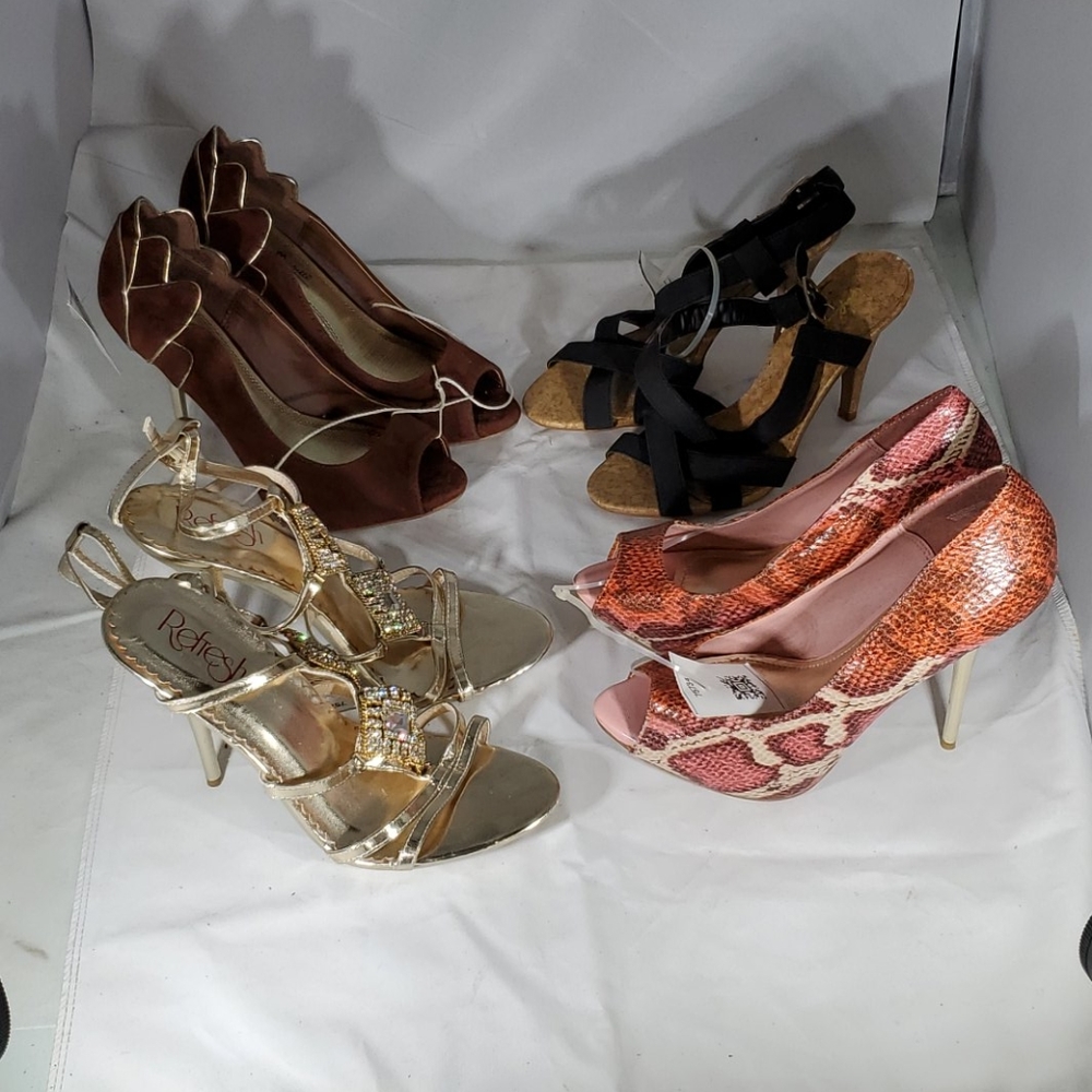 size 7 1/2 bundle deal of hi heels